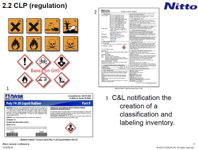 chemicals regulation affecting the tape industry