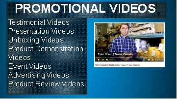 promotional videos