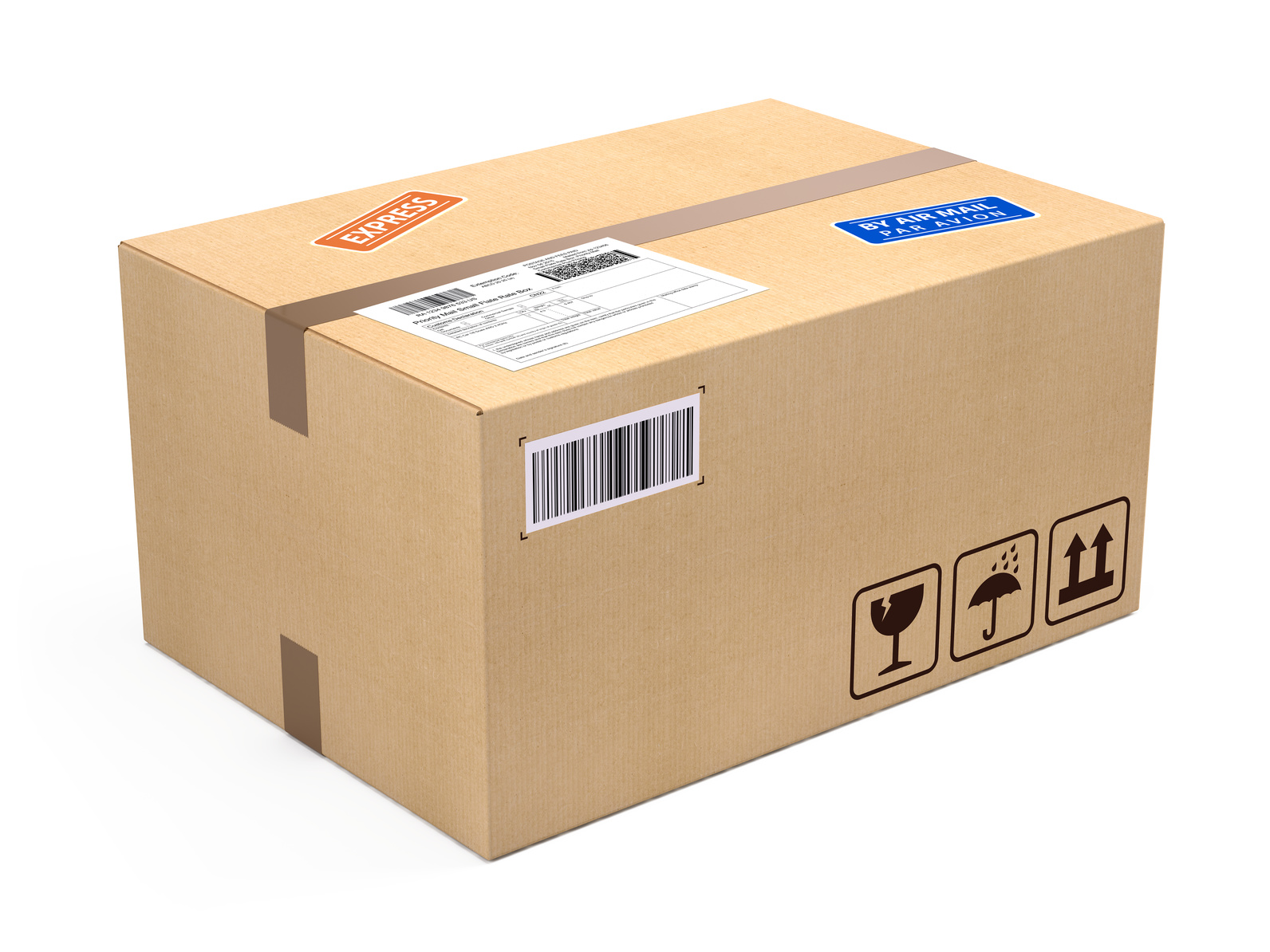 cardboard box package